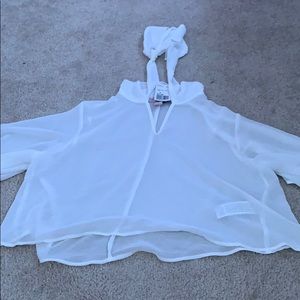 Forever 21 Contemporary See through crop top